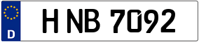 Truck License Plate